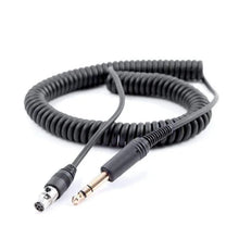 Load image into Gallery viewer, Rugged Radios Fire Truck Intercom Headset Coil Cord for 1/4 Style Jacks