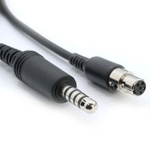 Load image into Gallery viewer, Rugged Radios Firetruck Intercom Headset Coil Cord for Firecom Style Jacks 15 Foot