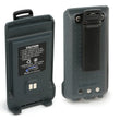 Load image into Gallery viewer, Rugged Radios GMR2 Replacement Lithium Battery w/12v Charge Port and Belt Clip Grey - Side View