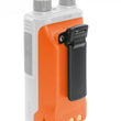 Load image into Gallery viewer, Rugged Radios GMR2/GMR2 PLUS Handheld Long-Lasting XL Lithium Battery w/USB Charging Safety Orange - Side View