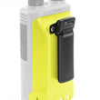 Load image into Gallery viewer, Rugged Radios GMR2/GMR2 PLUS Handheld Long-Lasting XL Lithium Battery w/USB Charging Safety Yellow - Side View