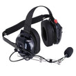 Load image into Gallery viewer, Rugged Radios H42 Behind the Head (BTH) Headset for 2-Way Radios Carbon Fiber