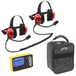 Load image into Gallery viewer, Rugged Radios H80 Track Talk Headset w/ NITRO BEE XTREME UHF Race Receiver and Carry Bag