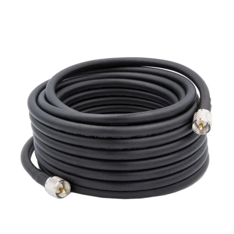 Rugged Radios HD Flag Pole Antenna Coax Cable for Base Camp and Base Stations 25 Foot