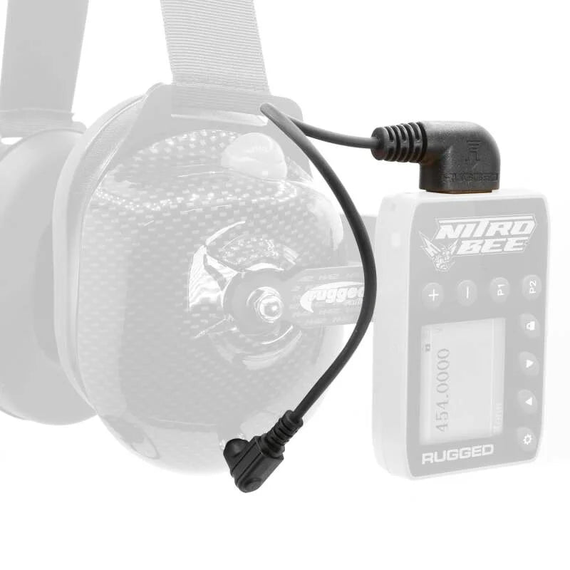 Rugged Radios Headset to Scanner (Nitro Bee Xtreme) Straight Cord - Short