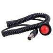 Load image into Gallery viewer, Rugged Radios Hole Mount Steering Wheel Push to Talk (PTT) with Coil Cord for Car Harnesses