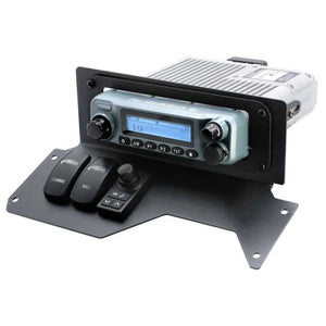 Rugged Radios Kit w/ BTI 2-Way Radio STX Stereo Remote Head Intercom / G1 GMRS fits Polaris Xpedition