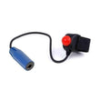 Load image into Gallery viewer, Rugged Radios Motorcycle RACE Push to Talk (PTT) Velcro Mount with Nexus Jack