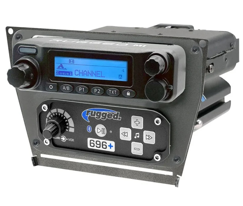 Rugged Radios Polaris RZR PRO XP/Turbo R/PRO R Dash Mount - Rugged M1/G1/RM45/RM60/GMR45 - Side View
