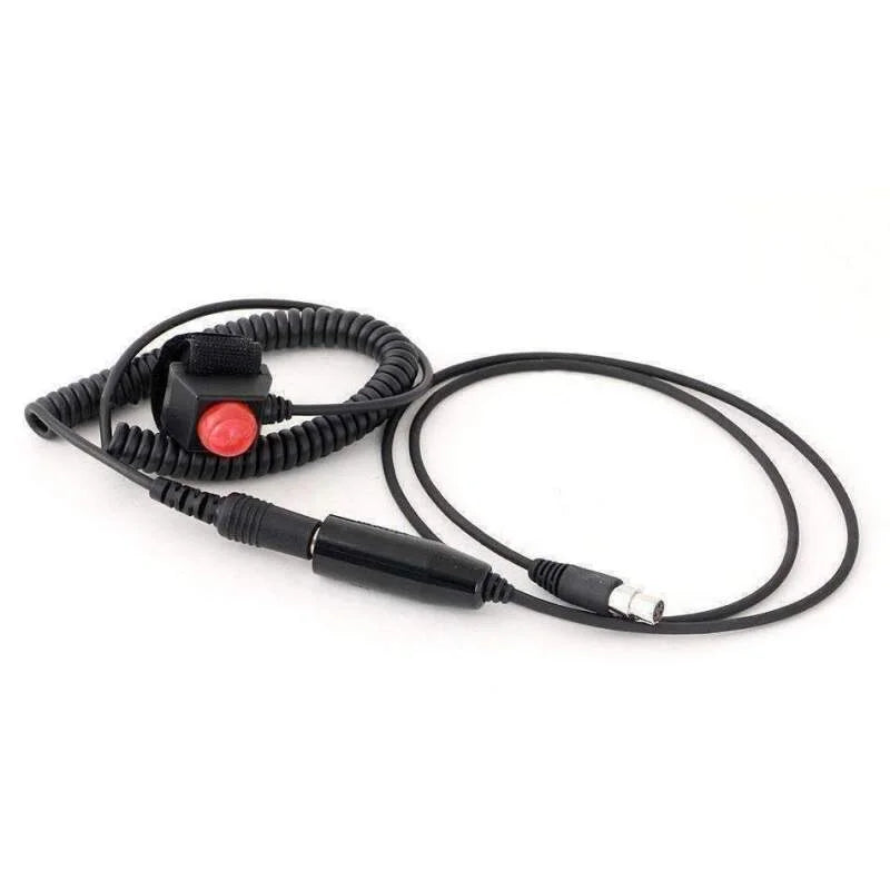 Rugged Radios Push to Talk (PTT) 3 Ft. Adapter for PTT-HM-QD and PTT-VM-QD