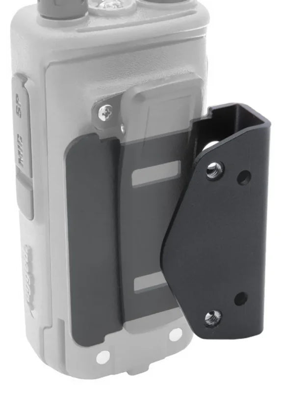Rugged Radios Radio Mount for Handheld Radios - Side View
