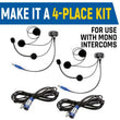 Load image into Gallery viewer, Rugged Radios Rear Seat Expansion Kit w/ Helmet Kits or Headsets/AlphaBass Headset - Behind the Head