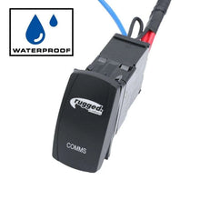 Load image into Gallery viewer, Rugged Radios Rocker Power Switch for Waterproof Mobile Radios and Rugged Intercoms - Main Product View