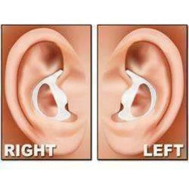 Rugged Radios Rubber Ear Mold Buds for Acoustic Tubes Left Ear / Dark Color