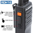 Load image into Gallery viewer, Rugged Radios Rugged RDH16 - Business Band Two Way Handheld Radio - Digital and Analog VHF / Black