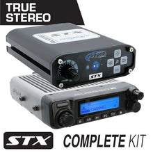 Load image into Gallery viewer, Rugged Radios STX STEREO Complete Master Comm Kit w/ Intercom - 2-Way Radio M1 VHF Business Band - Side View