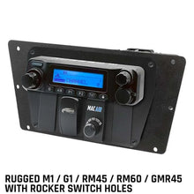 Load image into Gallery viewer, Rugged Radios Yamaha YXZ Multi-Mount Rugged M1/G1/RM45/RM60/GMR45 with Switch Holes