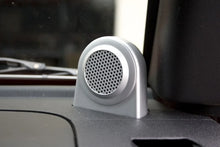 Load image into Gallery viewer, Rugged Ridge 07-10 Jeep Wrangler JK Silver Tweeter Speaker Enclosures - Side View
