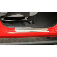 Load image into Gallery viewer, Rugged Ridge 07-18 Jeep Wrangler 2 Door Stainless Steel Door Entry Guards - Side View