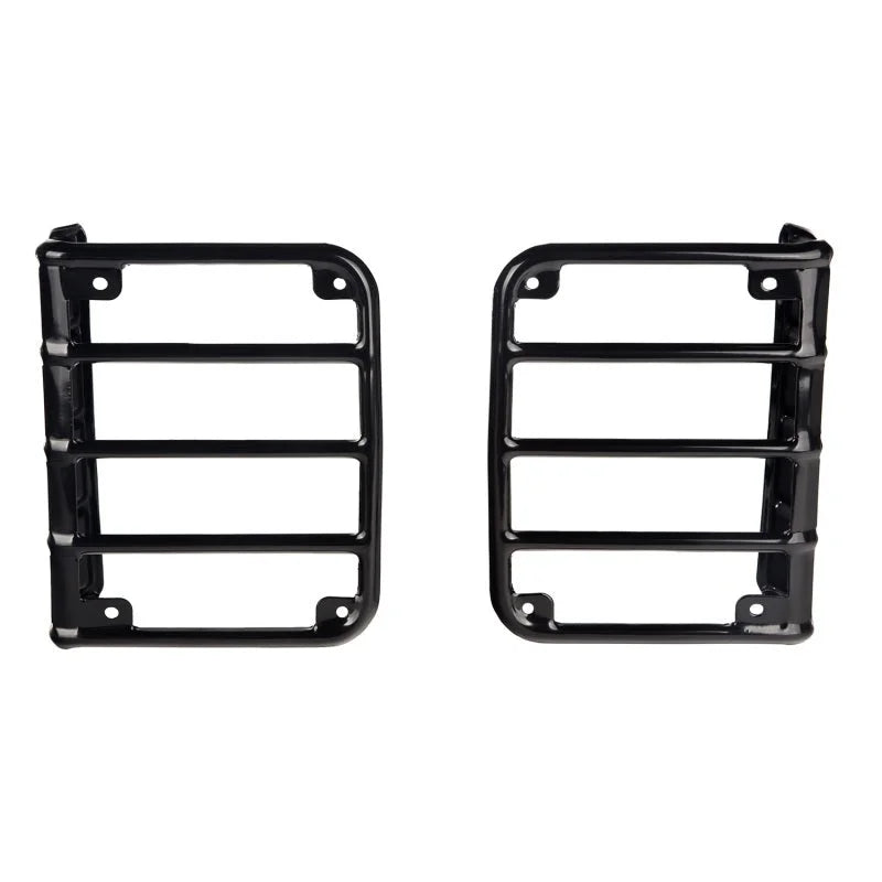 Rugged Ridge 07-18 Jeep Wrangler Black Tail Light Euro Guards - Side View