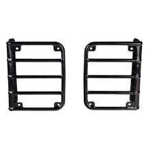 Load image into Gallery viewer, Rugged Ridge 07-18 Jeep Wrangler Black Tail Light Euro Guards - Side View
