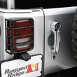 Load image into Gallery viewer, Rugged Ridge 07-18 Jeep Wrangler Black Tail Light Euro Guards - Detail View
