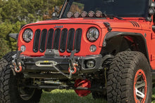 Load image into Gallery viewer, Rugged Ridge 07-18 Jeep Wrangler JK Arcus Front Bumper Set w/Tray &amp; Hooks - Side View