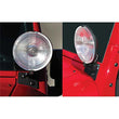 Load image into Gallery viewer, Rugged Ridge 07-18 Jeep Wrangler JK Back Windshield Aux. Light Mounting Brackets - Side View