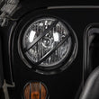 Load image into Gallery viewer, Rugged Ridge 07-18 Jeep Wrangler JK Black Elite Pivotal Headlight Euro Guard - Side View