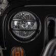 Load image into Gallery viewer, Rugged Ridge 07-18 Jeep Wrangler JK Black Elite Pivotal Headlight Euro Guard - Back View