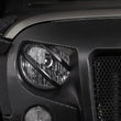 Load image into Gallery viewer, Rugged Ridge 07-18 Jeep Wrangler JK Black Elite Pivotal Headlight Euro Guard - Installation View