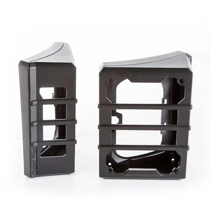 Rugged Ridge 07-18 Jeep Wrangler JK Black Elite Tail Light Guards - Main Product View