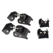 Load image into Gallery viewer, Rugged Ridge 07-18 Jeep Wrangler JK Black Hood Catches - Main Product View