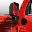 Load image into Gallery viewer, Rugged Ridge 07-18 Jeep Wrangler JK Black Mirror Filler Plates - Main Product View