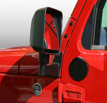 Load image into Gallery viewer, Rugged Ridge 07-18 Jeep Wrangler JK Black Mirror Filler Plates - Main Product View