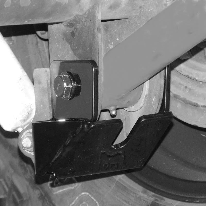 Rugged Ridge 07-18 Jeep Wrangler JK Rear Lower Control Arm Skid Plates - Side View