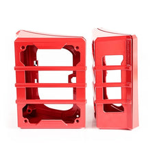 Load image into Gallery viewer, Rugged Ridge 07-18 Jeep Wrangler JK Red Elite Tail Light Guards - Main Product View