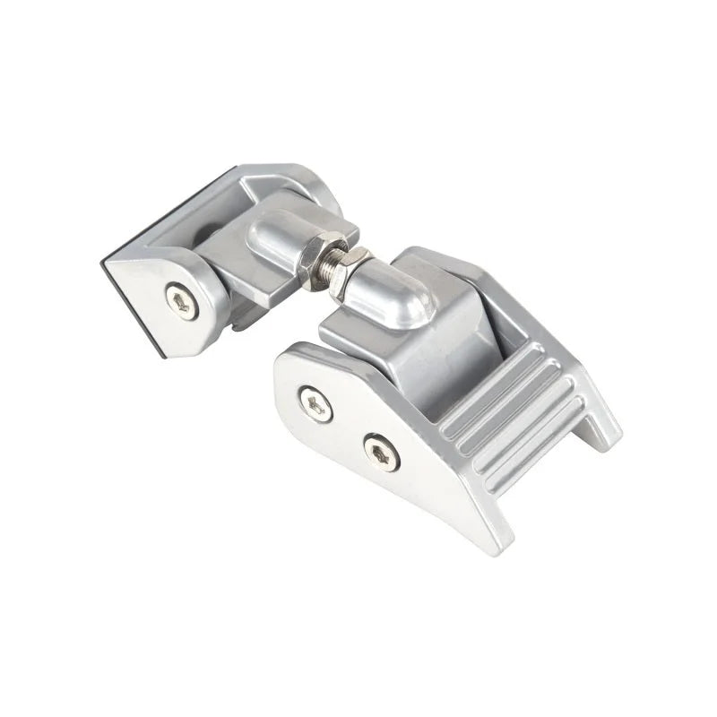 Rugged Ridge 07-18 Jeep Wrangler JK Silver Hood Catch Kit - Detail View