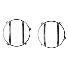 Load image into Gallery viewer, Rugged Ridge 07-18 Jeep Wrangler JK Stainless Steel Headlight Euro Guard Kit - Main Product View