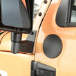 Load image into Gallery viewer, Rugged Ridge 07-18 Jeep Wrangler JK Textured Black Mirror Relocation Brackets - Side View