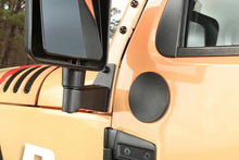 Load image into Gallery viewer, Rugged Ridge 07-18 Jeep Wrangler JK Textured Black Mirror Relocation Brackets - Side View
