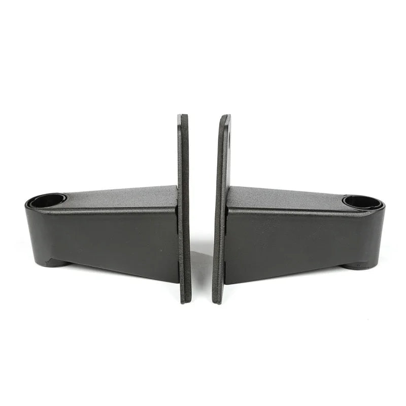 Rugged Ridge 07-18 Jeep Wrangler JK Textured Black Mirror Relocation Brackets - Installation View