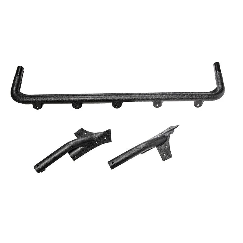 Rugged Ridge 07-18 Jeep Wrangler JK Textured Black Windshield Mount Light Bar - Main Product View