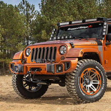 Load image into Gallery viewer, Rugged Ridge 07-18 Jeep Wrangler JK Turn/Side/Fog Light Elite Euro Guard Kit - Side View