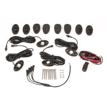 Load image into Gallery viewer, Rugged Ridge 07-18 Jeep Wrangler JK White 4-Piece LED Rock Light Kit w/ Harness - Main Product View