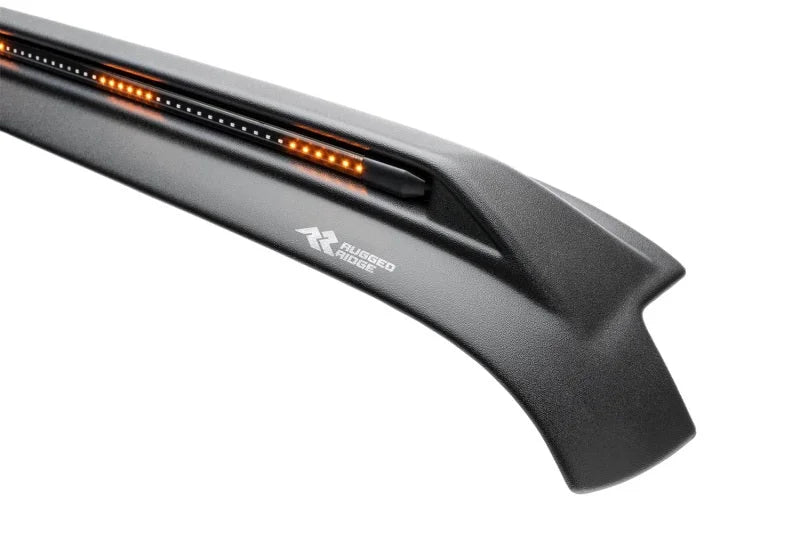 Rugged Ridge 07-18 Jeep Wrangler JK/JKU Lightshield Hood Guard - Main Product View