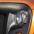 Load image into Gallery viewer, Rugged Ridge 07-18 Jeep Wrangler JK/JKU Textured Black Elite Headlight Euro Guards - Side View