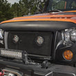 Load image into Gallery viewer, Rugged Ridge 07-18 Jeep Wrangler JK/JKU Textured Black Elite Headlight Euro Guards - Installation View