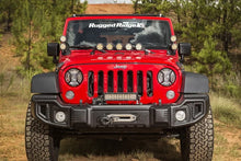 Load image into Gallery viewer, Rugged Ridge 07-18 Jeep Wrangler JK/JKU Textured Black Elite Headlight Euro Guards - Additional View 6