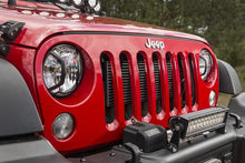 Load image into Gallery viewer, Rugged Ridge 07-18 Jeep Wrangler JK/JKU Textured Black Elite Headlight Euro Guards - Additional View 7